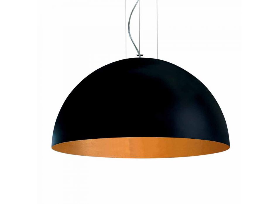 acero suspensión bicolor Lamp, Ø50xh.25xL.cavo100cm, Grace viadurini