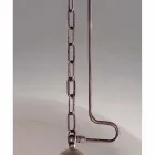 Colgante de latón Impermeabilización lámpara y vidrio blanco viadurini