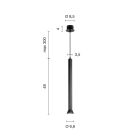 Lámpara de Suspensión con Estructura Metálica y Cables Regulables - Abedul viadurini