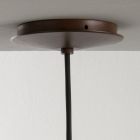 Lámpara de suspensión con pantalla de poliéster Made in Italy - Toscot Junction viadurini