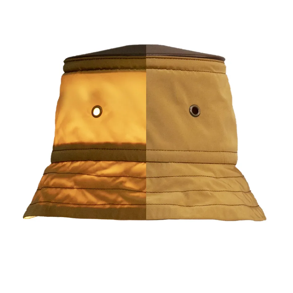 Lámpara de suspensión con pantalla de poliéster Made in Italy - Toscot Junction viadurini