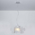 Lámpara colgante de metacrilato de diseño moderno Debora, 55x55 cm