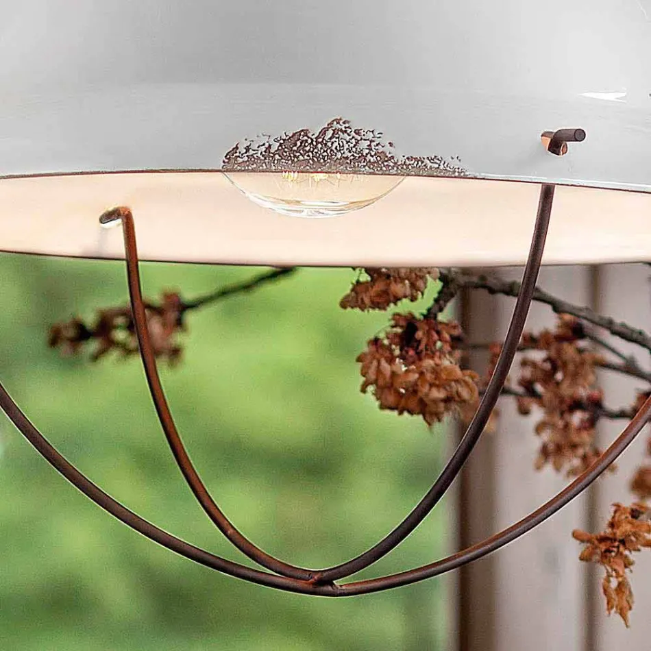 craft Lámpara de diseño industrial suspensión Clara viadurini