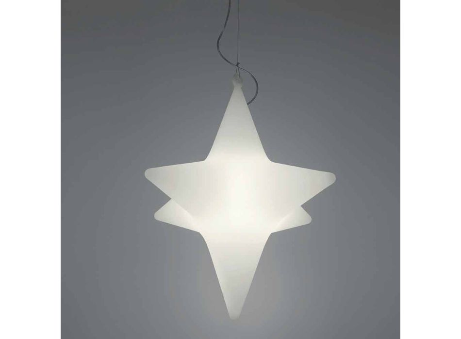 Lámpara de suspensión LED para interiores en forma de estrella Design by Slide - Sirio viadurini