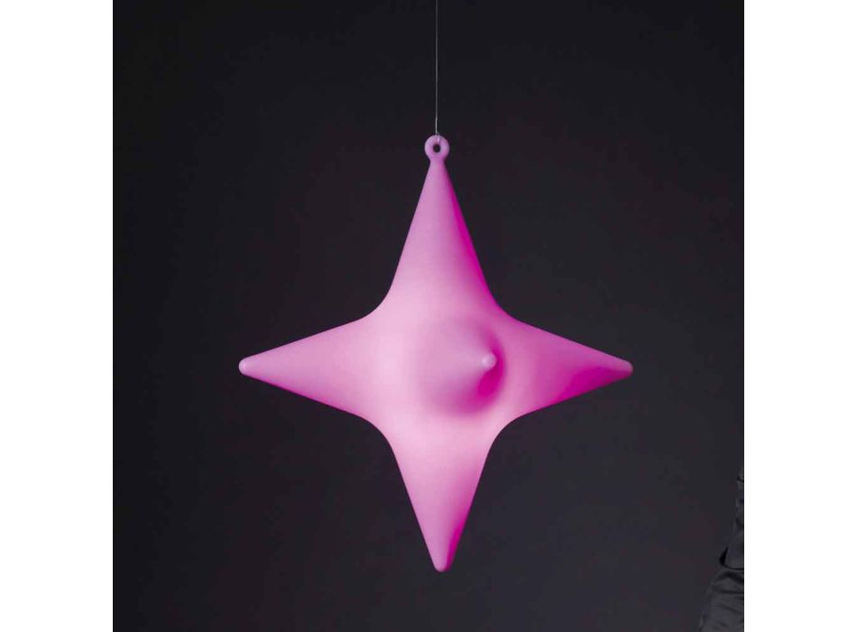 Lámpara de suspensión LED para interiores en forma de estrella Design by Slide - Sirio viadurini