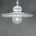 Lámpara de Suspensión de Cerámica Artesanal Decorada a Mano - Roma viadurini