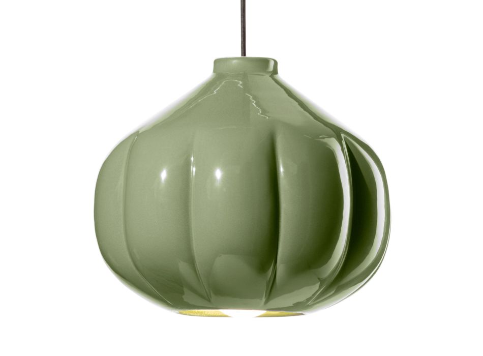 Lámpara colgante de cerámica de 2 acabados Made in Italy - Afoxe viadurini