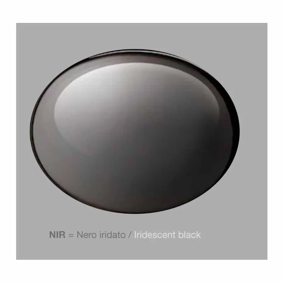 La lámpara colgante de esmalte de cerámica 3 Aldo Bernardi viadurini