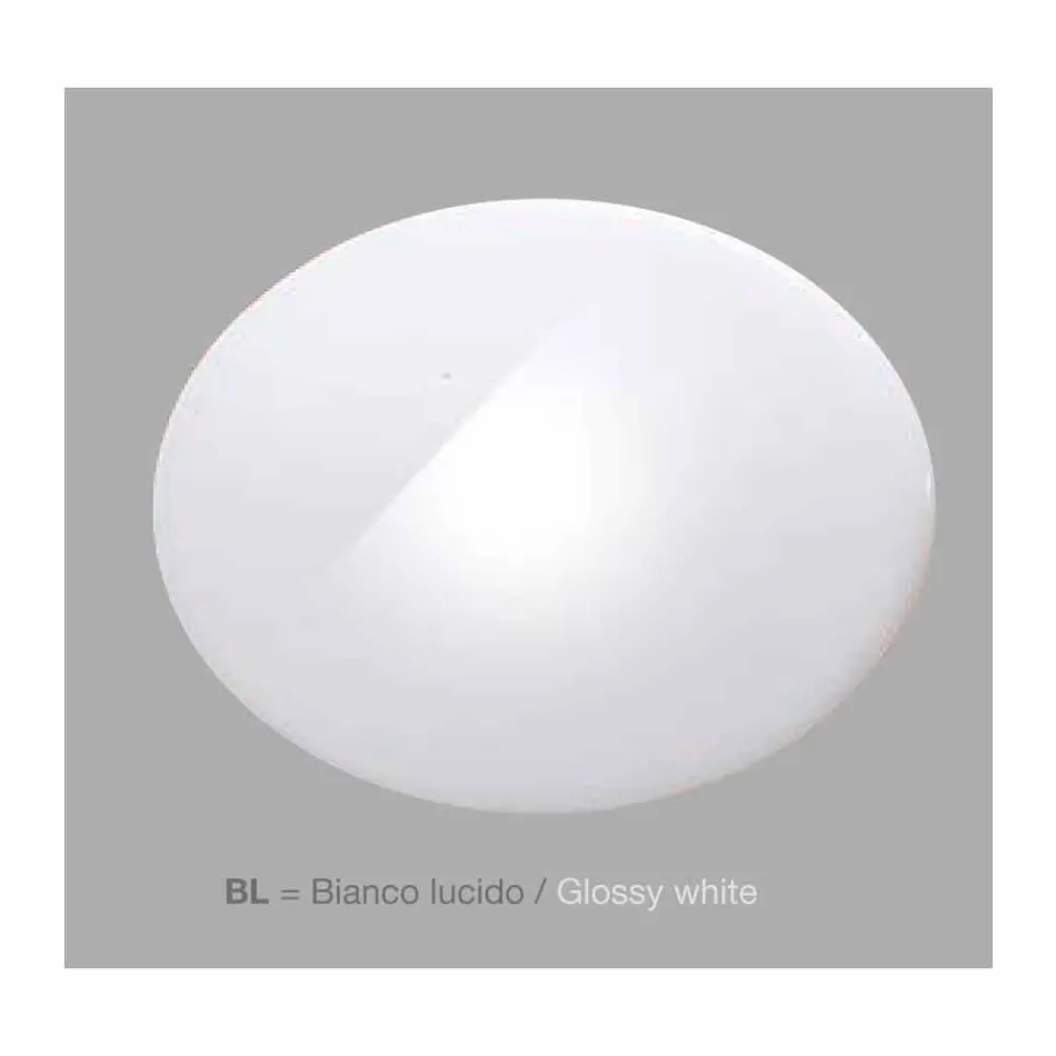 La lámpara colgante de esmalte de cerámica 3 Aldo Bernardi viadurini