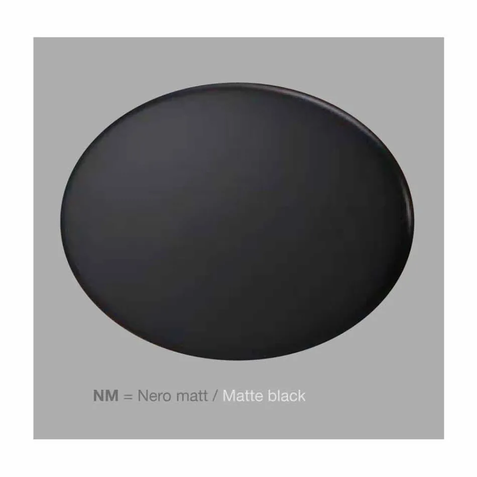 La lámpara colgante de esmalte de cerámica, con roseta de 2 salidas en 180 ° viadurini