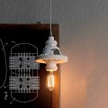 Lámpara de Suspensión en Cerámica en 3 Acabados de Diseño Moderno - Futurismo