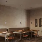 Lámpara de Suspensión en Diferentes Acabados Made in Italy - Lady viadurini