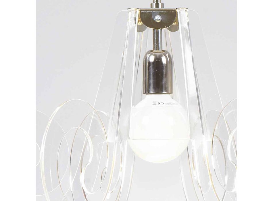 Lámpara colgante en metacrilato de diseño moderno diam. 55cm Libia viadurini