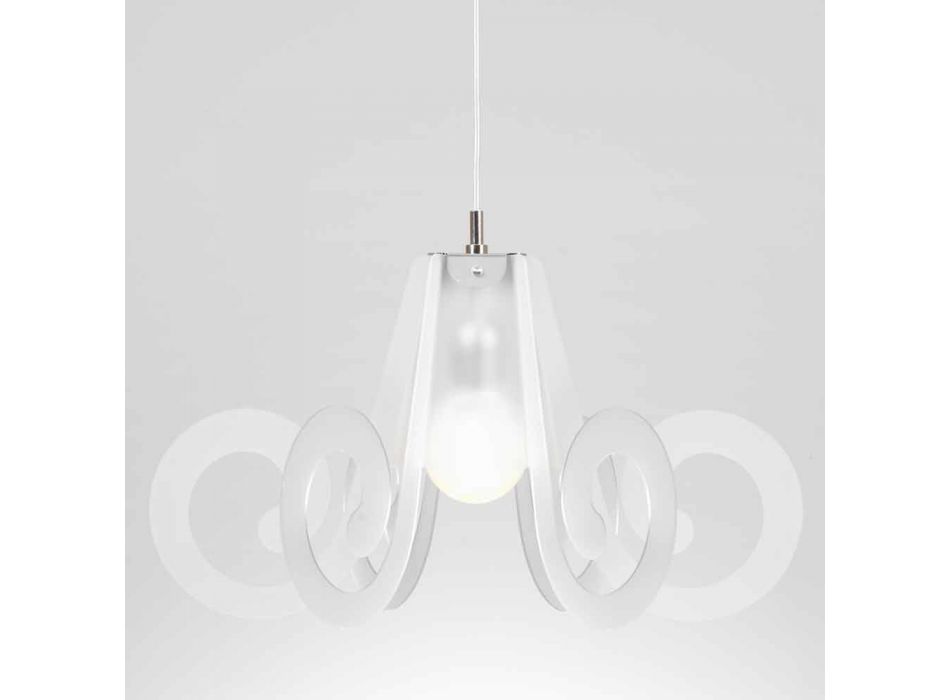Lámpara colgante en metacrilato de diseño moderno diam. 55cm Libia viadurini
