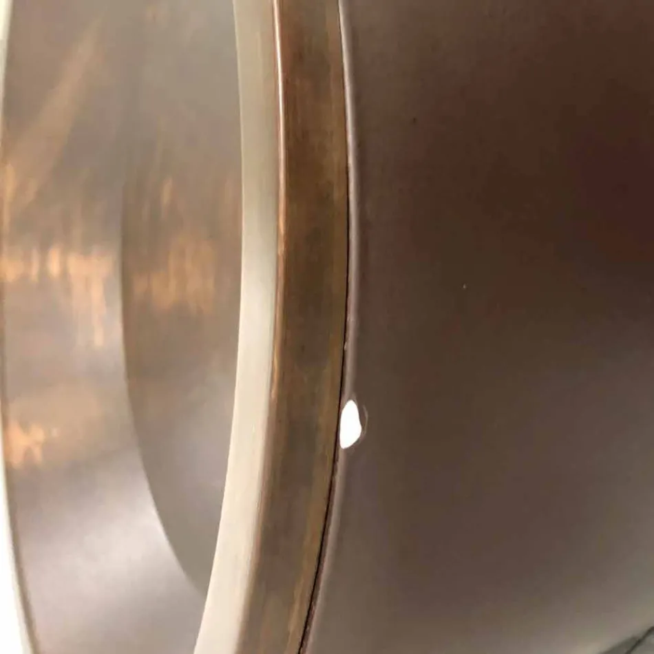 Lámpara colgante de diseño en terracota, Ø37cm - Toscot Henry viadurini