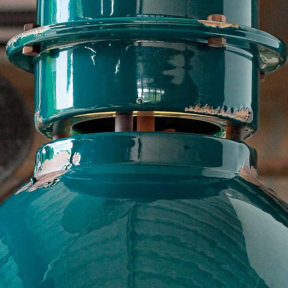 lámpara de suspensión de diseño industrial elaborado Katie viadurini