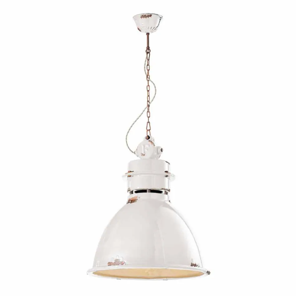 lámpara de suspensión de diseño industrial elaborado Katie viadurini