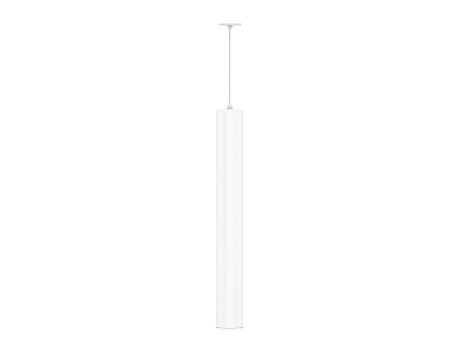 Lámpara de Suspensión Led Empotrable en Aluminio Blanco o Negro - Rebolla viadurini