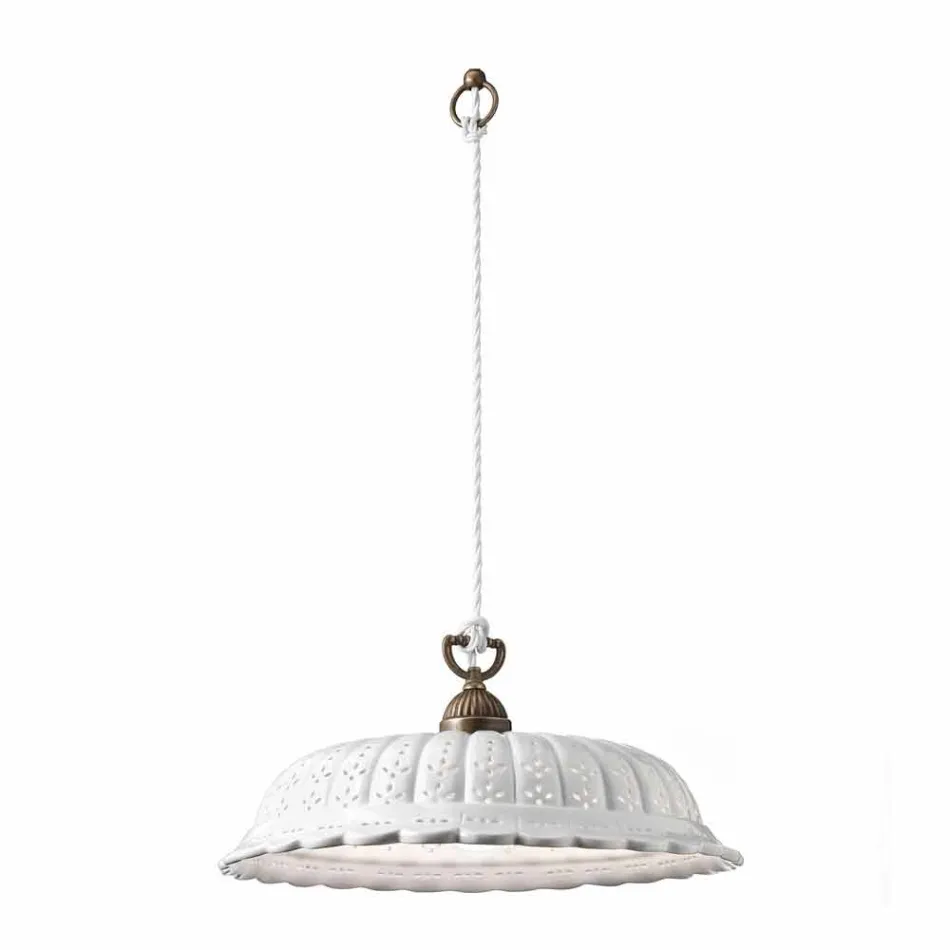 en lámpara de techo de libertad Ø42 cerámica Anita Il Fanale viadurini