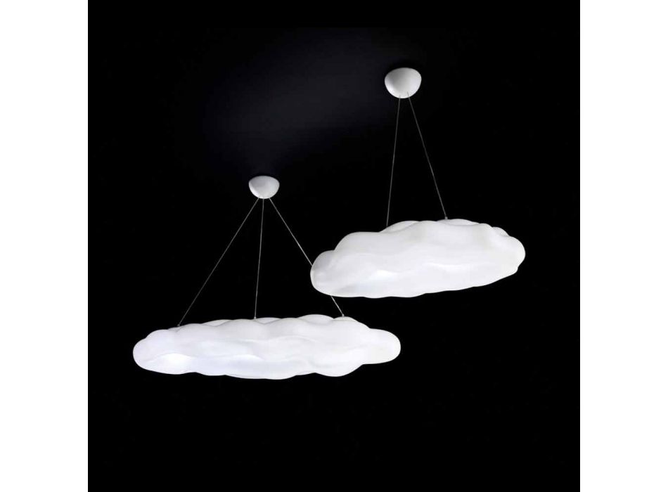 Lámpara de suspensión para exteriores Plastic Cloud Design - Nefos by Myyour viadurini