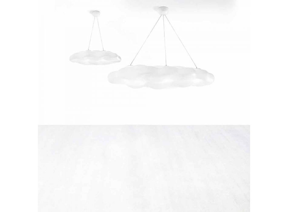 Lámpara de suspensión para exteriores Plastic Cloud Design - Nefos by Myyour viadurini