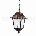 Lámpara de suspensión para exterior fabricada en aluminio, fabricada en Italia, Aquilina. viadurini