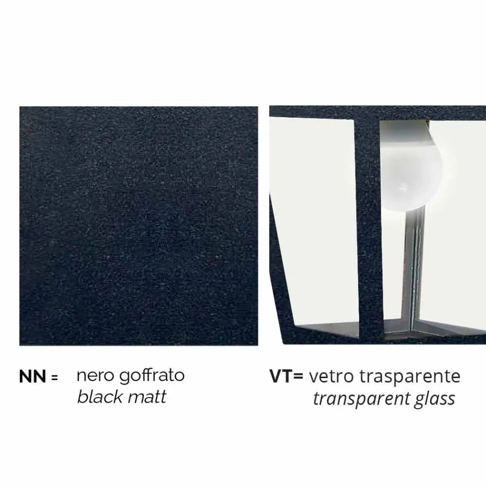 Lámpara de suspensión para exterior fabricada en aluminio, fabricada en Italia, Aquilina. viadurini