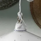 Lámpara de Suspensión Ups and Down en Cerámica Decorada 2 Tamaños - Asti viadurini