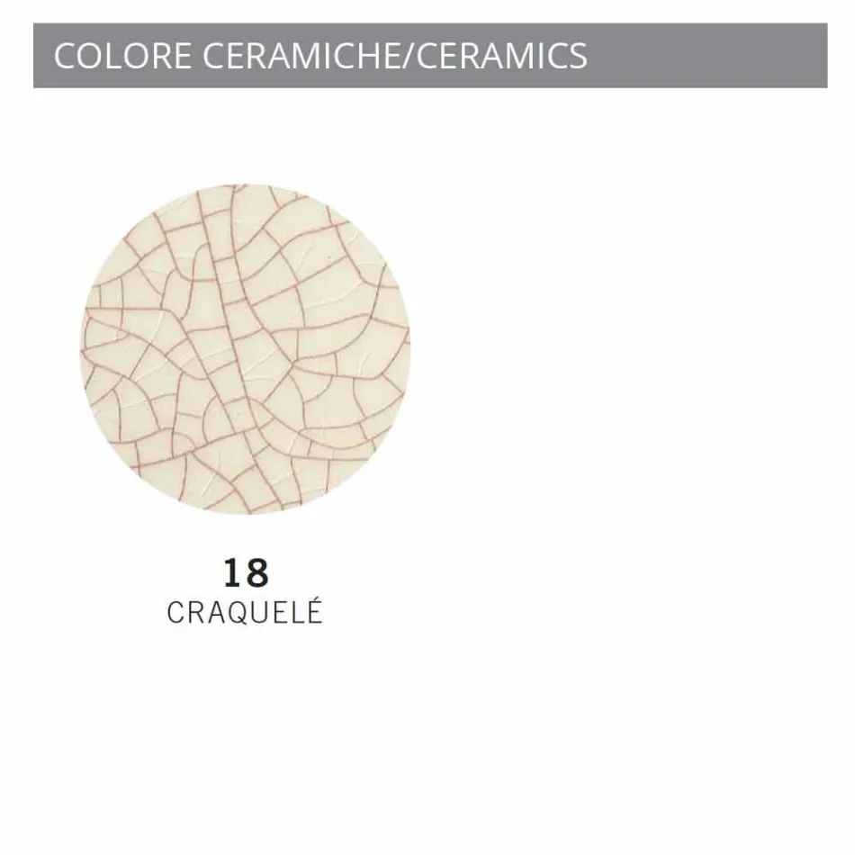 colgante de cerámica de lámpara de la vendimia y metal Janice Ferroluce viadurini