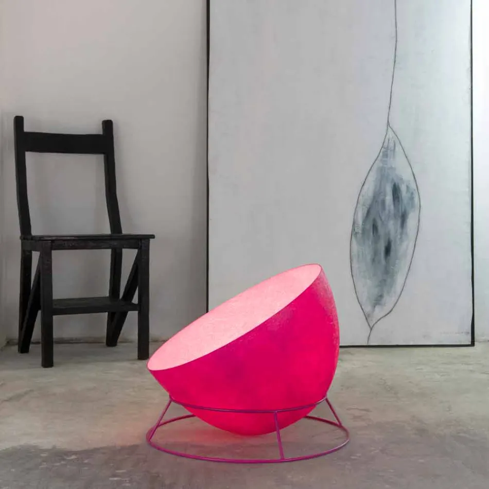 Lámpara de pie con difusor In-es.artdesign H2o F Modern Nebulite viadurini