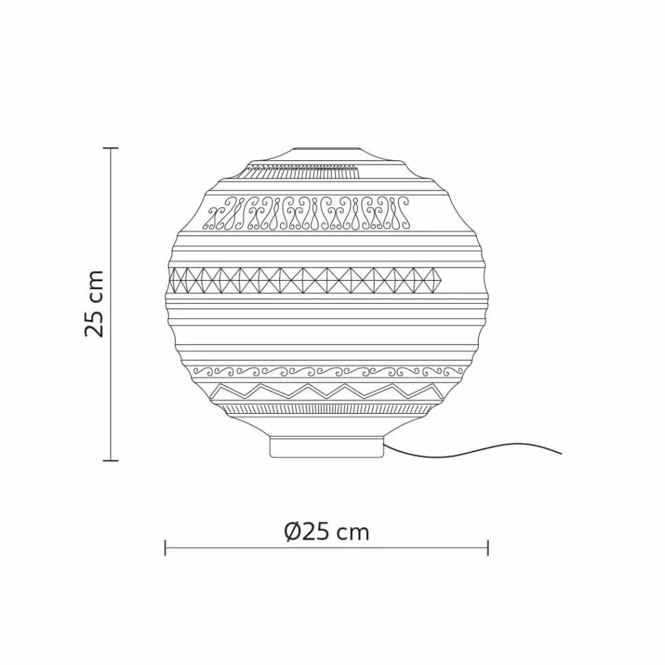 Lámpara de mesa en vidrio blanco satinado y diseño moderno en metal - Morse viadurini