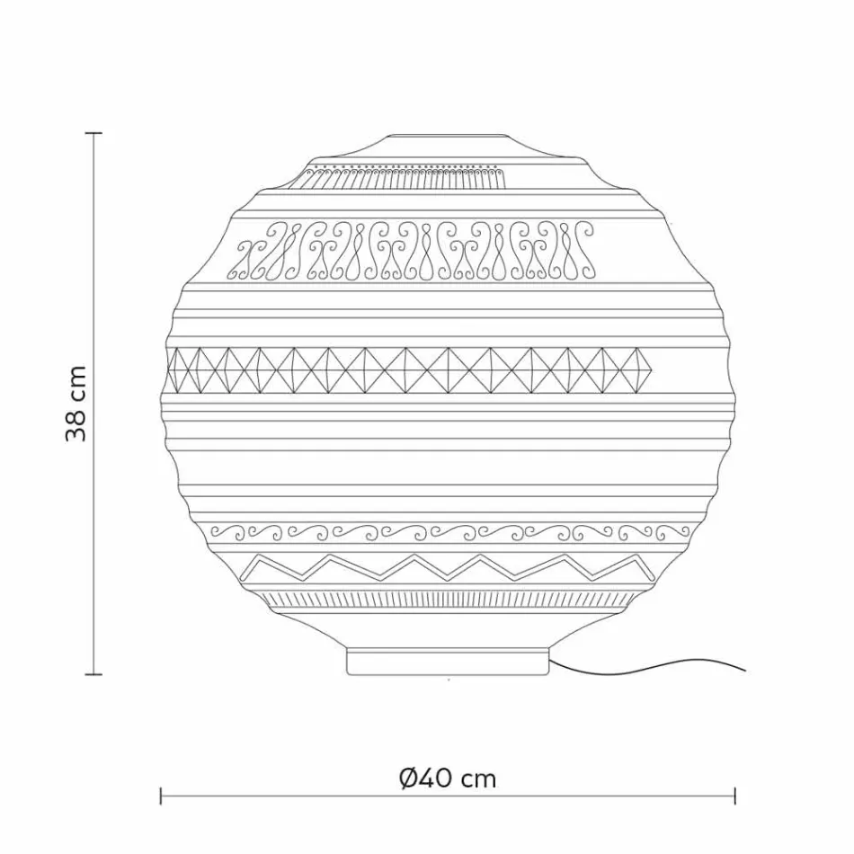 Lámpara de mesa en vidrio blanco satinado y diseño moderno en metal - Morse viadurini