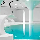 Lámpara de exterior Prisma Slide Manhattan luminosa blanca fabricada en Italia. viadurini