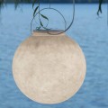 Lámpara de suspensión exterior In-es.artdesign Luna Out en nebulita