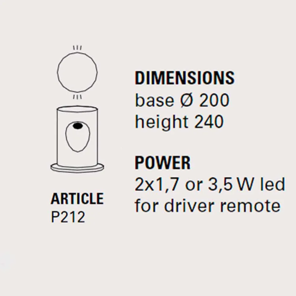 Lámpara de pie de exterior, con 2 luces, U-Boat - Toscot viadurini