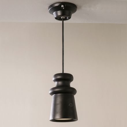 Lámpara de exterior en mayólica y metal Made in Italy - Toscot Battersea viadurini