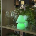 Lámpara de exterior en polietileno Luz LED RGB Made in Italy - Marisol viadurini