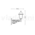 Lámpara de Exterior en Vidrio y Aluminio en 5 Acabados Diferentes - Alchemist viadurini