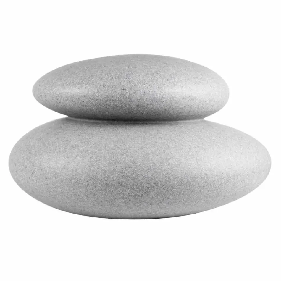 Lámpara en forma de roca para exteriores o interiores, diseño moderno en colores - Sassostar viadurini