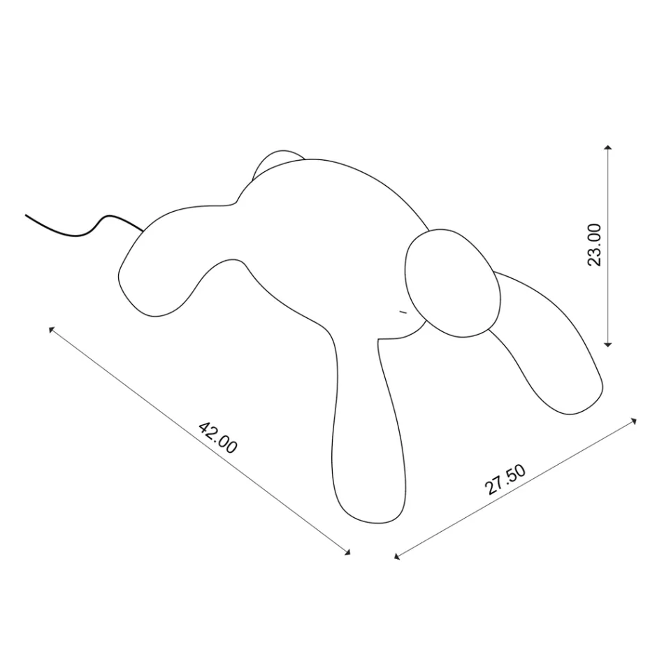 Lámpara de exterior recargable y regulable táctil - Tortuga viadurini