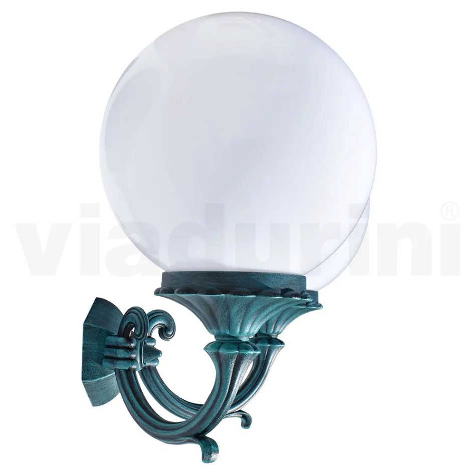 Lámpara de Jardín con 2 Luces de Acrílico y Estructura de Aluminio - Trovanero viadurini