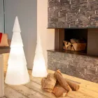 Lámpara de interior o exterior en plástico blanco, rojo o verde - Alberostar viadurini