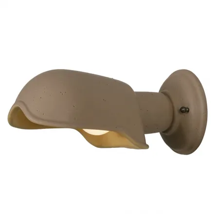 Lámpara de pared artesanal en mayólica toscana Made in Italy - Toscot Bistrò viadurini