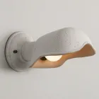 Lámpara de pared artesanal en mayólica toscana Made in Italy - Toscot Bistrò viadurini