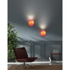 Lámpara de pared artesanal de vidrio soplado veneciano - Bolle Balloton viadurini