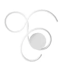 Lámpara de pared con LED en metal pintado de diseño moderno - Trella viadurini