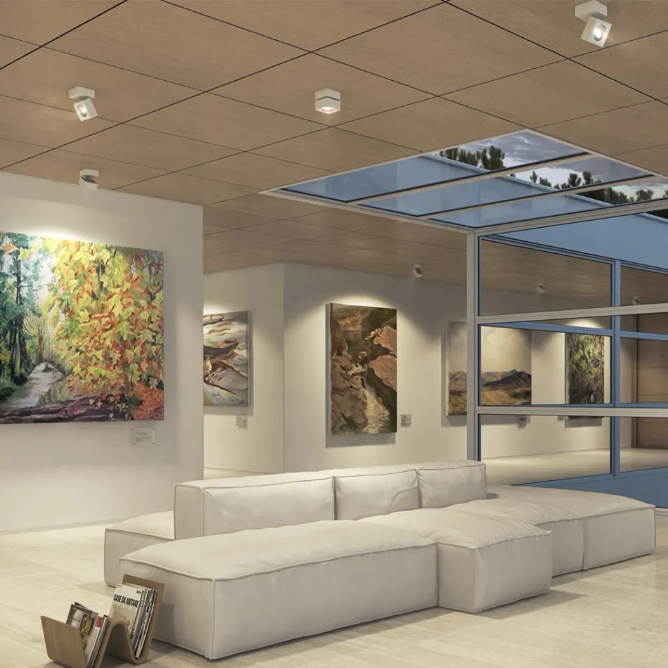 Aplique Decorativo Led 14W en Aluminio Blanco o Negro - Vernon viadurini