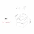 Aplique Decorativo Led 14W en Aluminio Blanco o Negro - Vernon viadurini