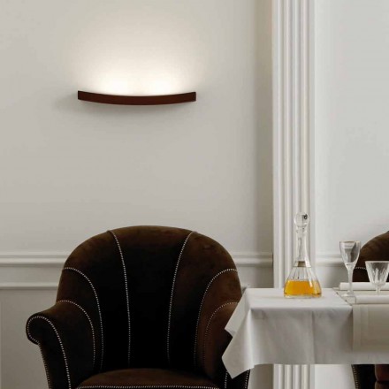 Moderna lámpara de pared de acero de diseño Ø50xh.3,5xsp.10 cm Eldorado viadurini