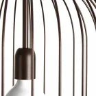 acero Lámpara de pared Ø35xh.70xL.cavo100 cm Bibiana viadurini